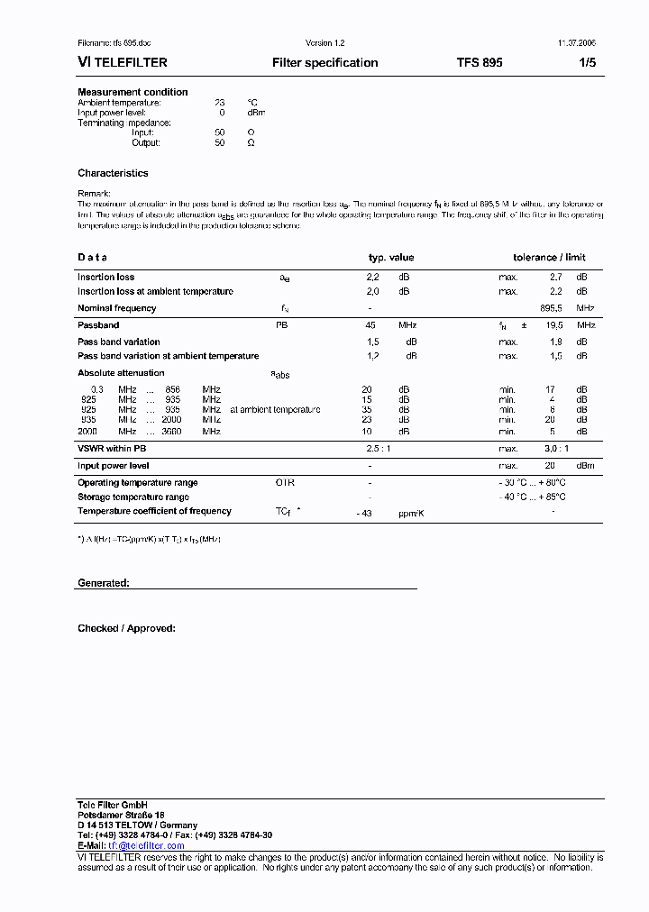 TFS895_4515967.PDF Datasheet