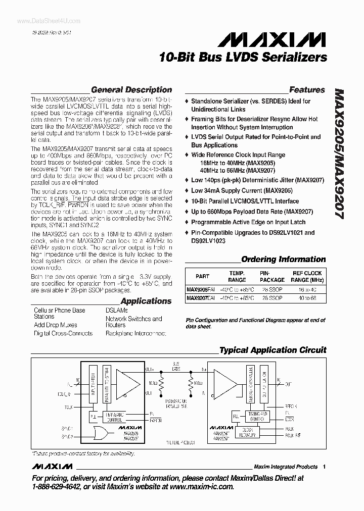 MAX9205_4516183.PDF Datasheet