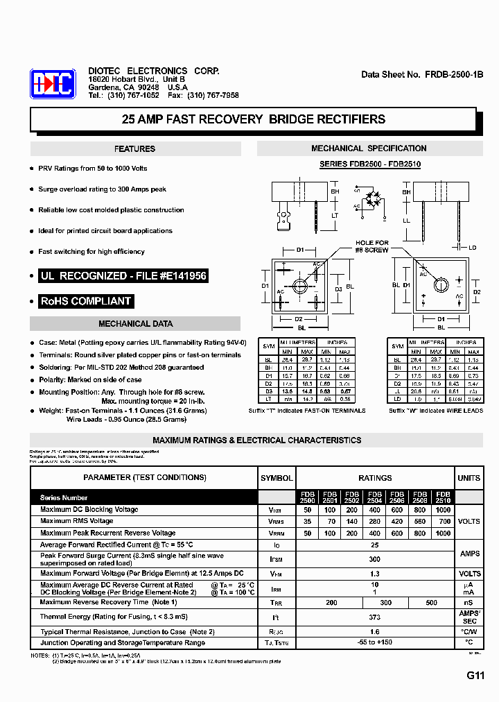 FDB2506_4524349.PDF Datasheet