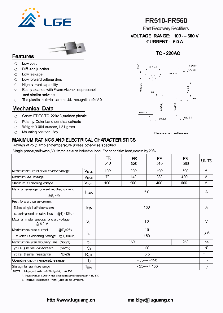 FR540_4536545.PDF Datasheet