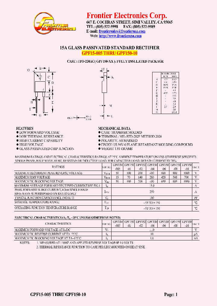 GPF150-005_4549516.PDF Datasheet