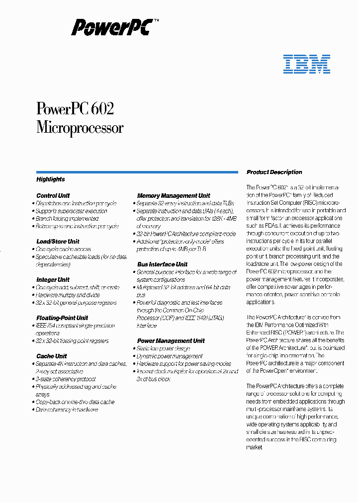 POWERPC602_4550803.PDF Datasheet