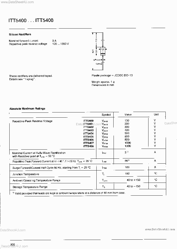 ITT5400_4562294.PDF Datasheet