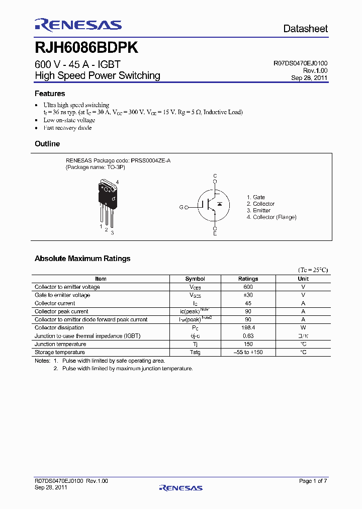 RJH6086BDPK_4572929.PDF Datasheet