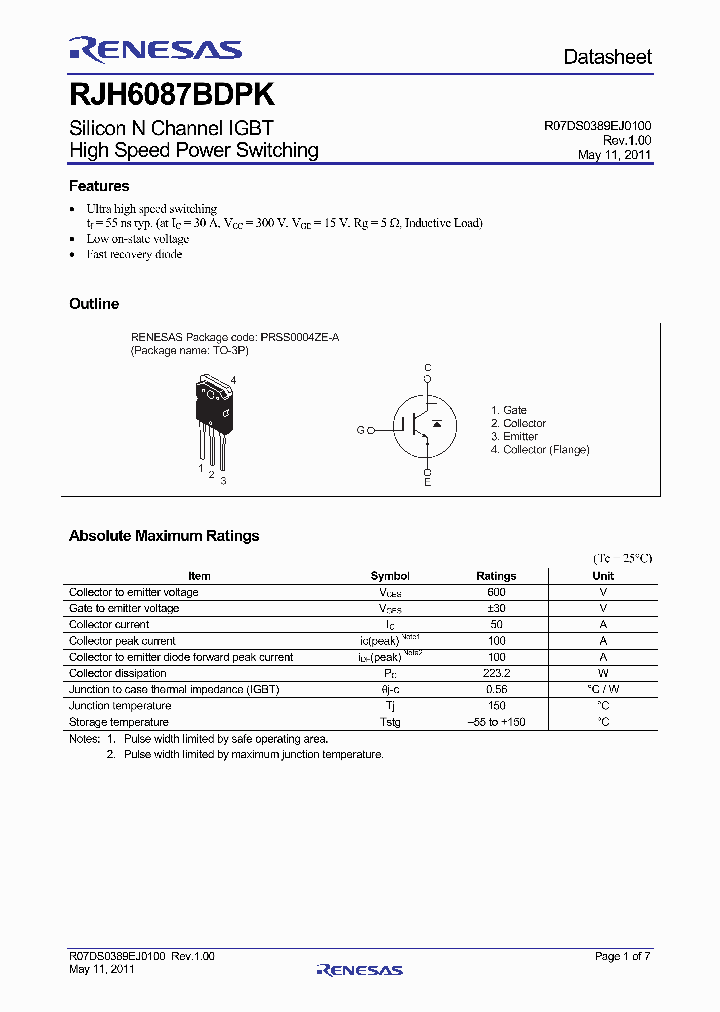 RJH6087BDPK_4572930.PDF Datasheet
