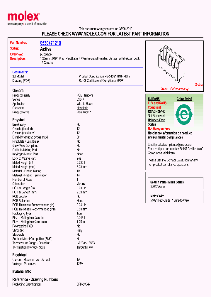 53047-1210_4575084.PDF Datasheet