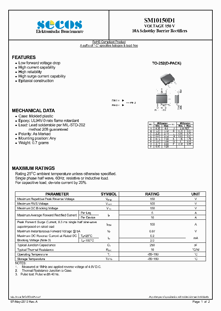 SM10150D1_4579480.PDF Datasheet