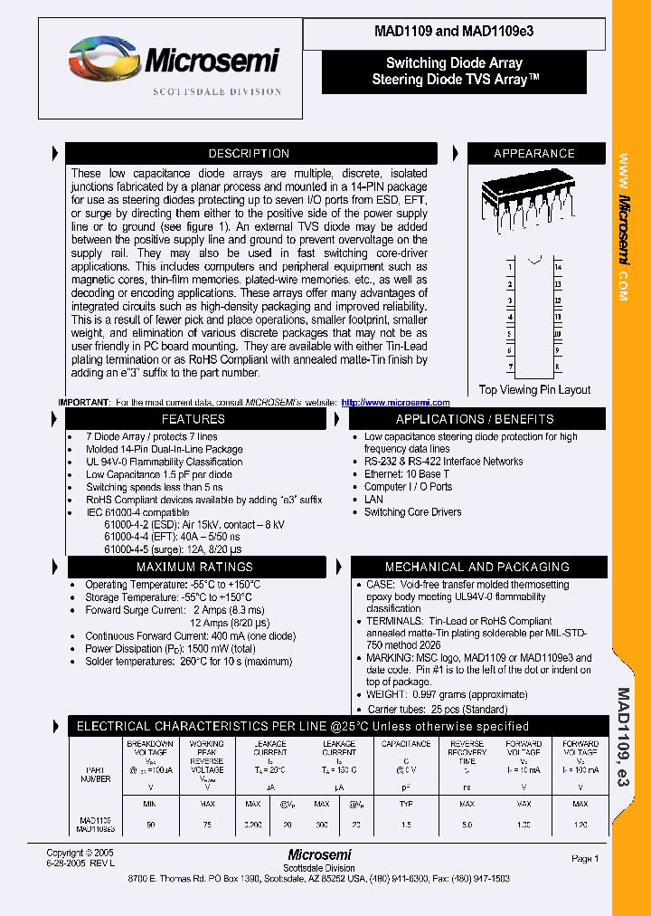 MAD1109E3_4581458.PDF Datasheet