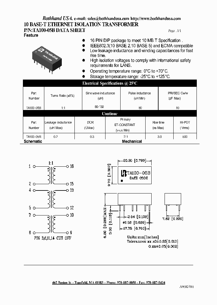 TA100-05B_4585566.PDF Datasheet