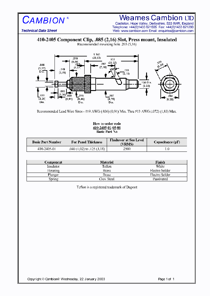 410-2405_4588817.PDF Datasheet