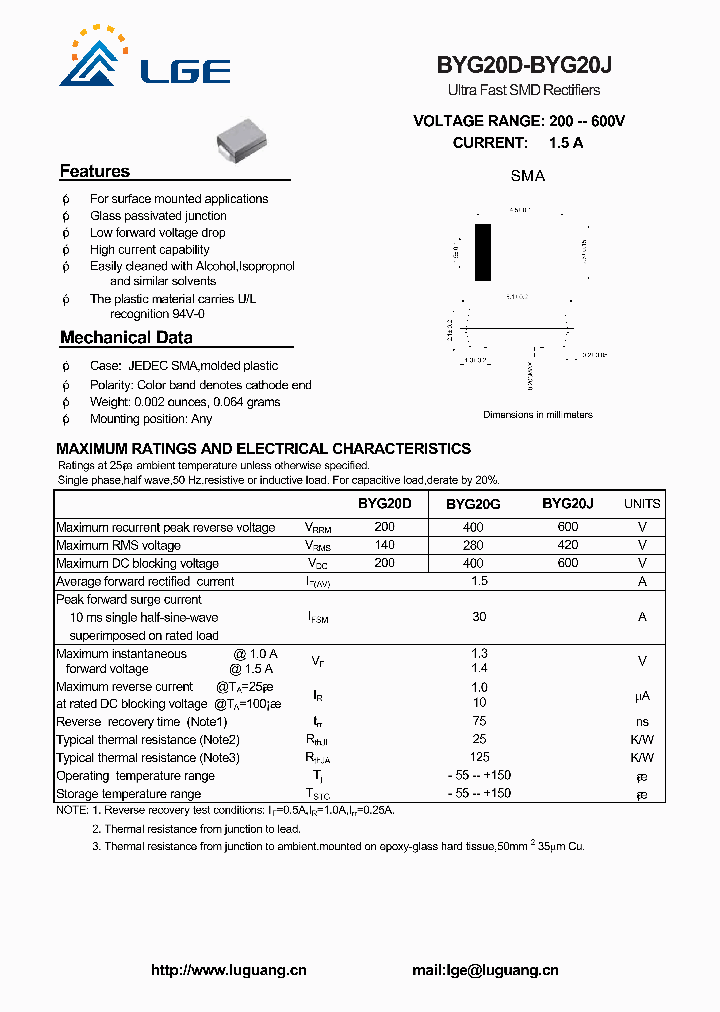 BYG20J_4589826.PDF Datasheet