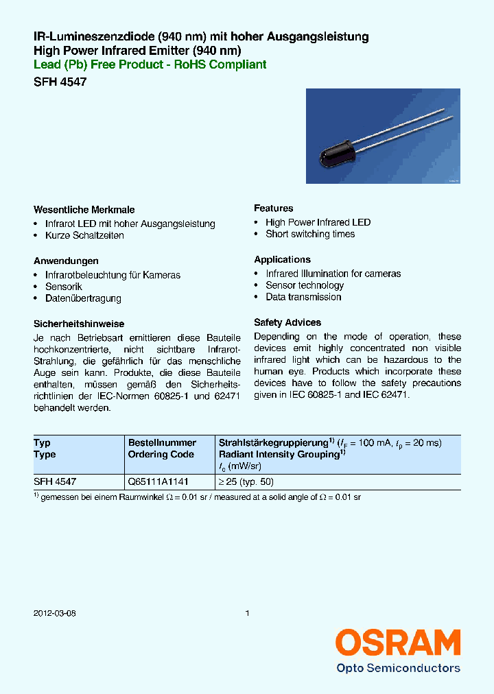 SFH4547_4590077.PDF Datasheet