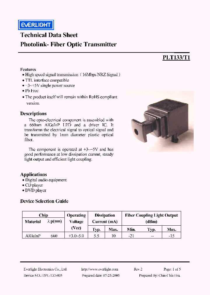 PLT133-T1_4595247.PDF Datasheet