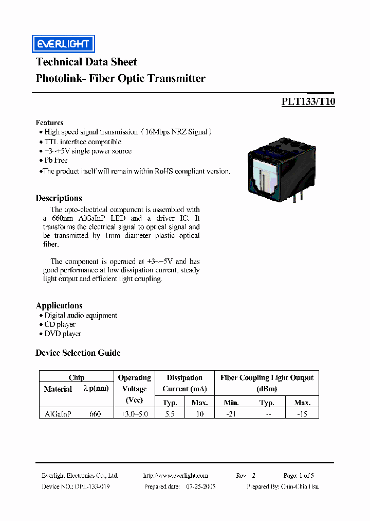 PLT133-T10_4595248.PDF Datasheet