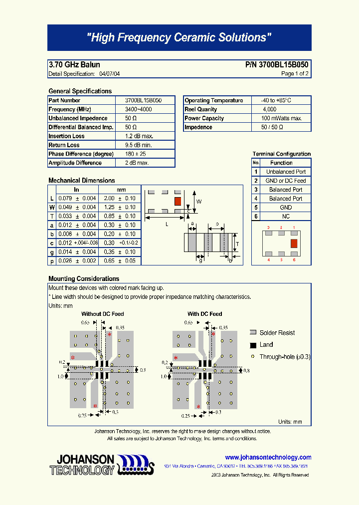 3700BL15B050_4596706.PDF Datasheet