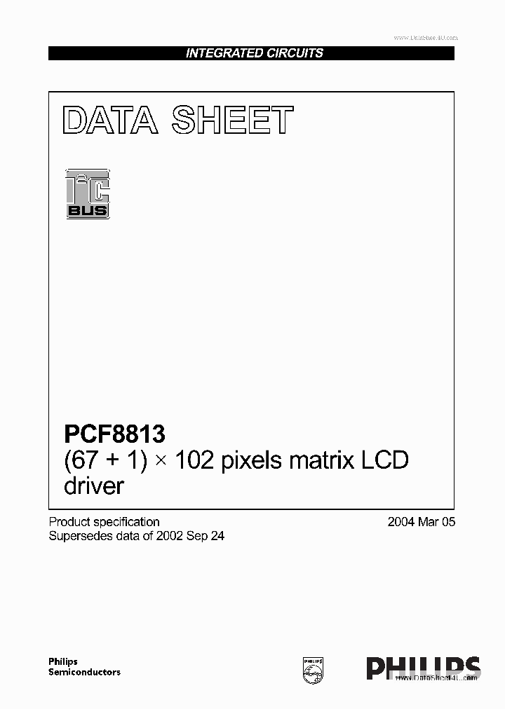 PCF8813_4597208.PDF Datasheet