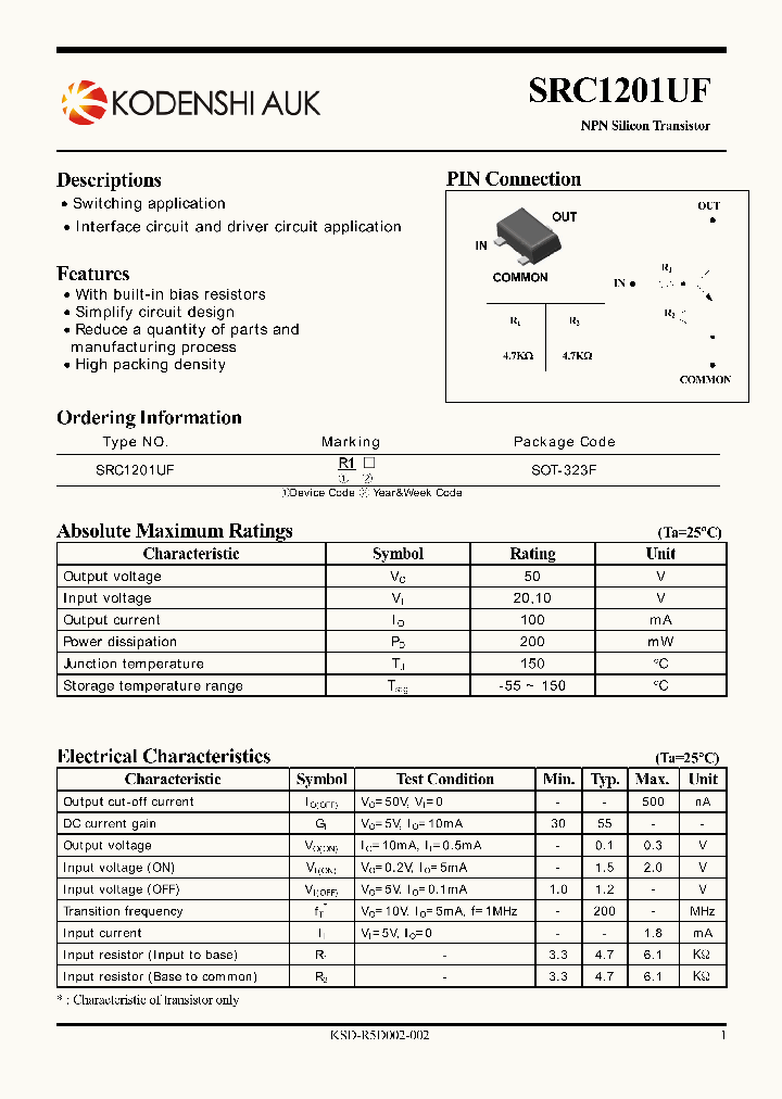 SRC1201UF_4597172.PDF Datasheet