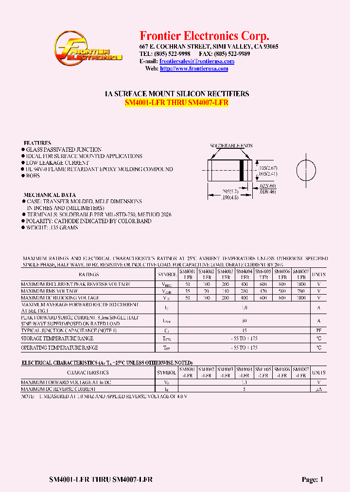 SM4001-LFR_4602510.PDF Datasheet