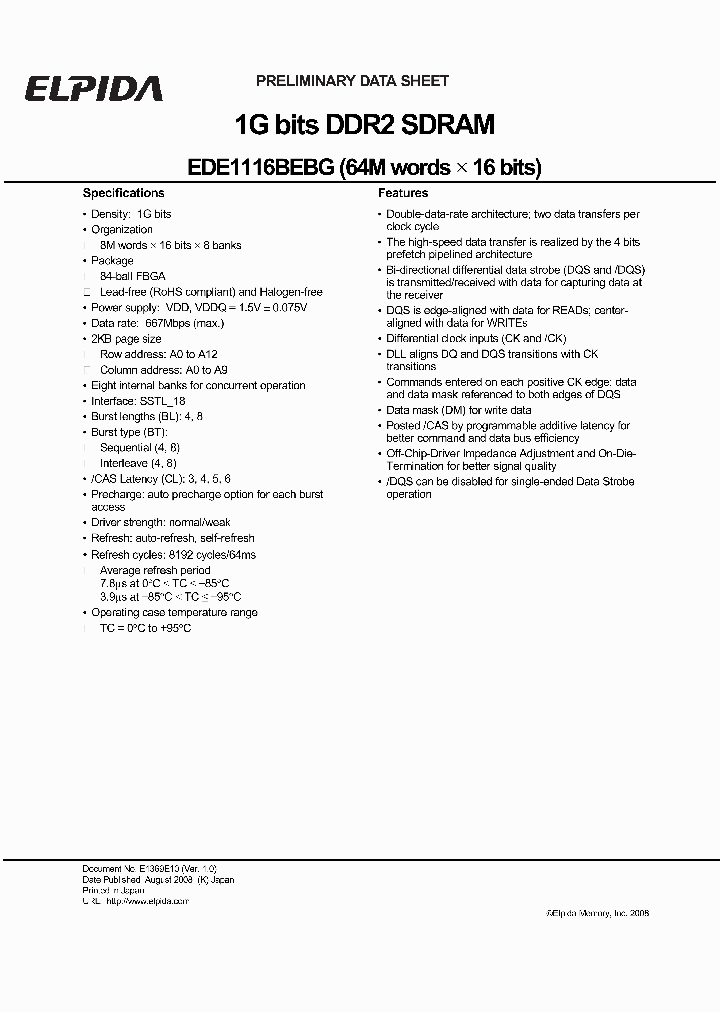 EDE1116BEBG_4618885.PDF Datasheet