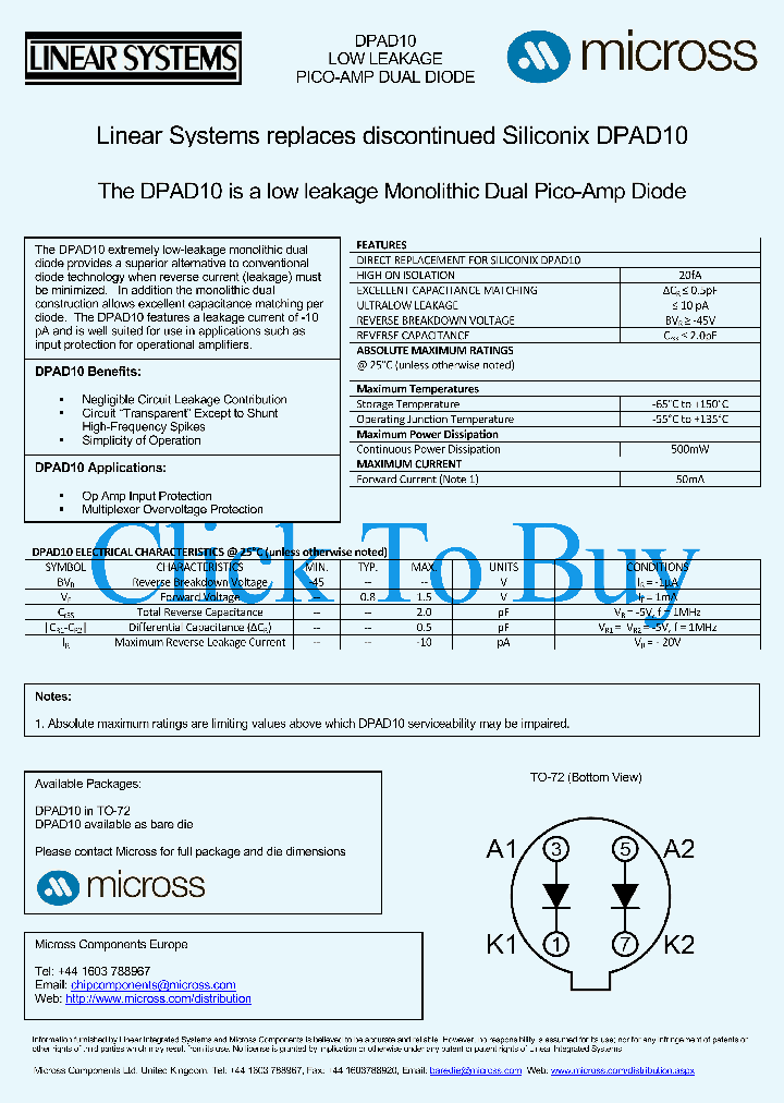 DPAD10TO-72_4619826.PDF Datasheet