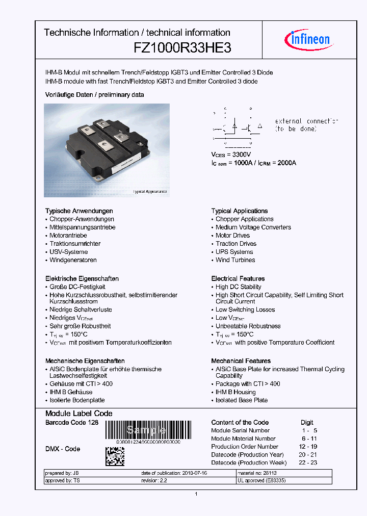FZ1000R33HE3_4621952.PDF Datasheet