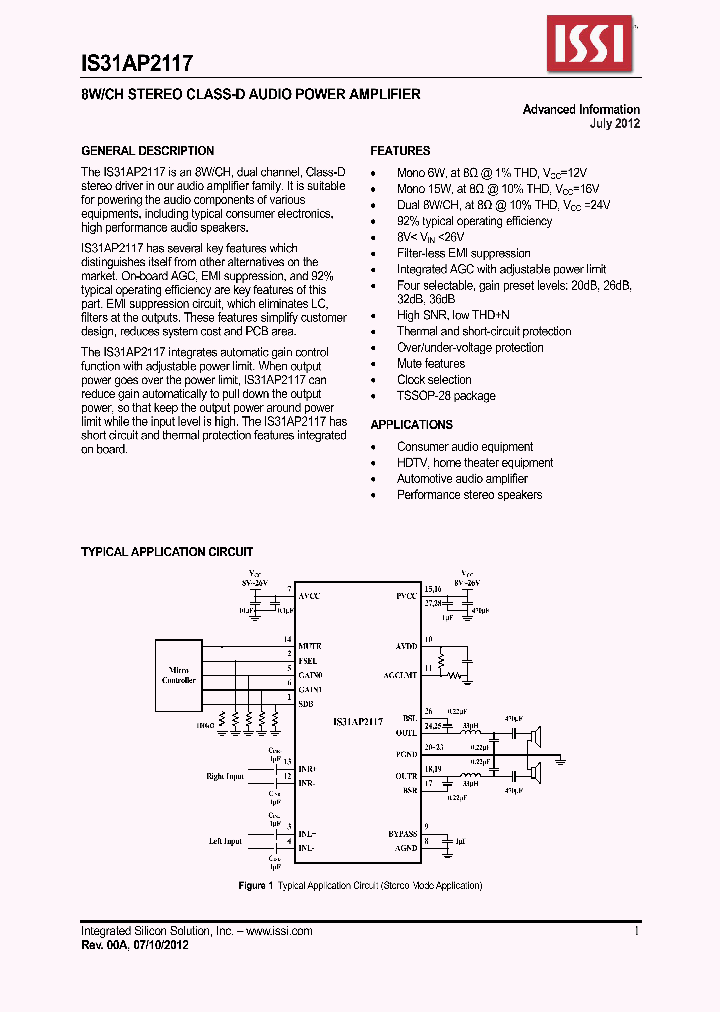 IS31AP2117_4624251.PDF Datasheet