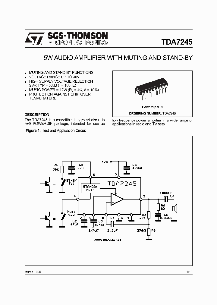 TDA7245_4625174.PDF Datasheet