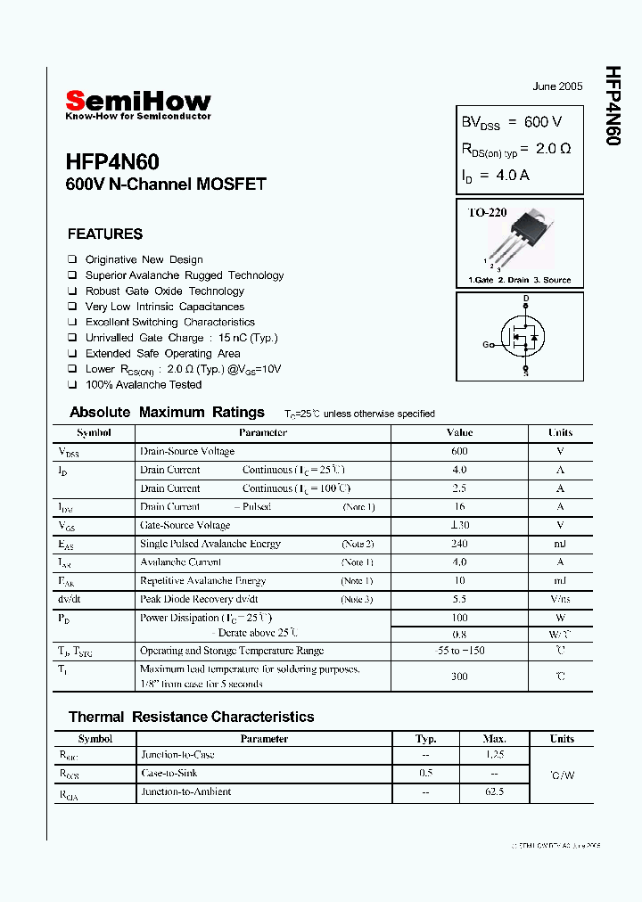 HFP4N60_4627149.PDF Datasheet