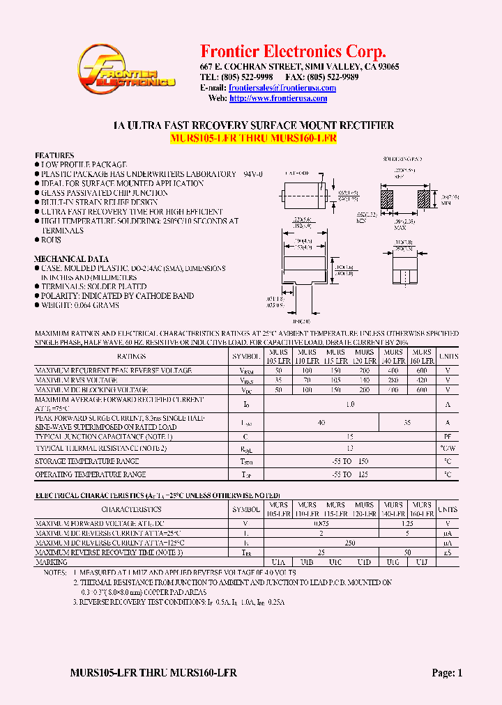 MURS110-LFR_4628169.PDF Datasheet