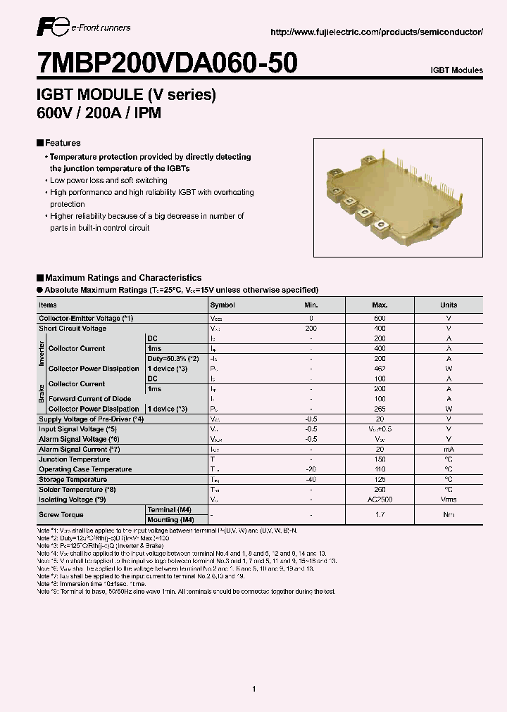 7MBP200VDA060-50_4637515.PDF Datasheet