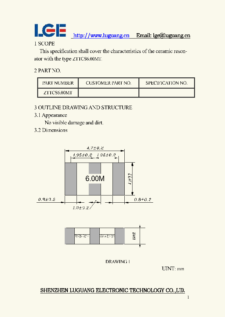 ZTTCS600MT_4641581.PDF Datasheet