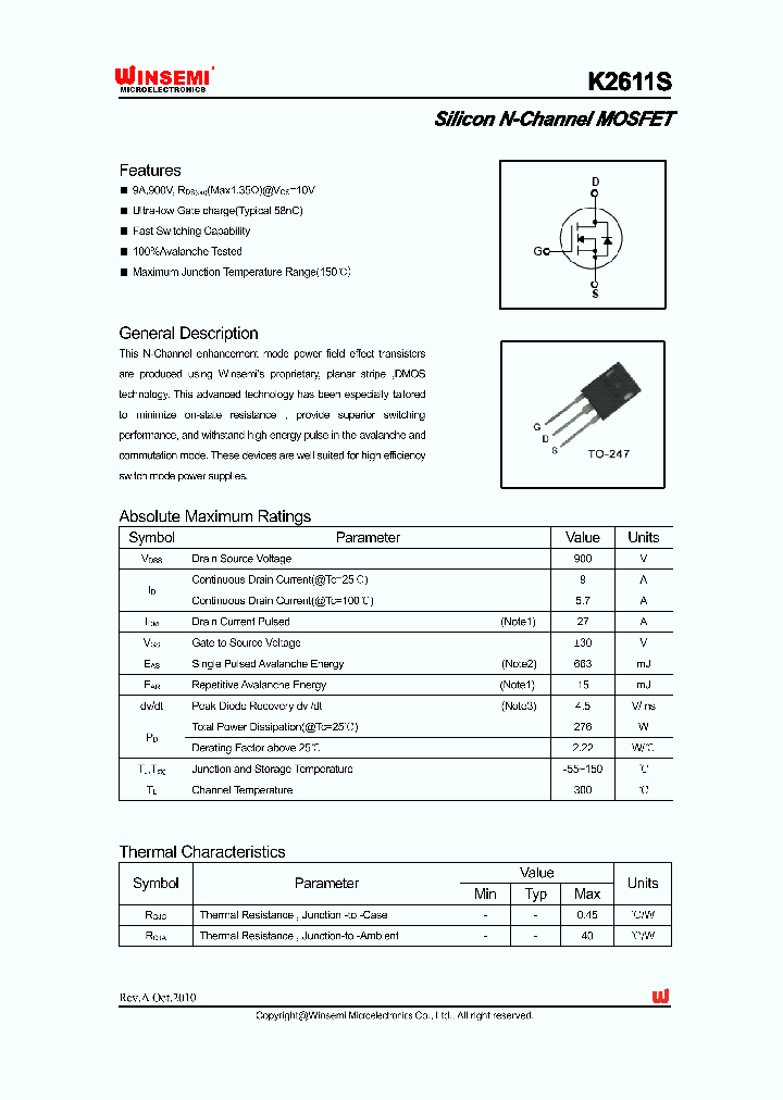 K2611S_4650916.PDF Datasheet