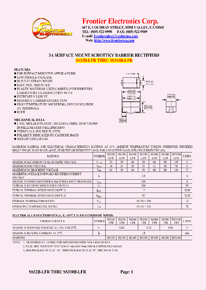 SS38B-LFR_4653562.PDF Datasheet