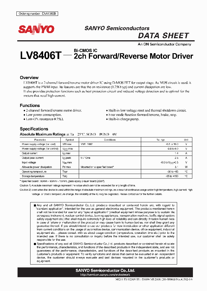 LV8406T11_4654392.PDF Datasheet