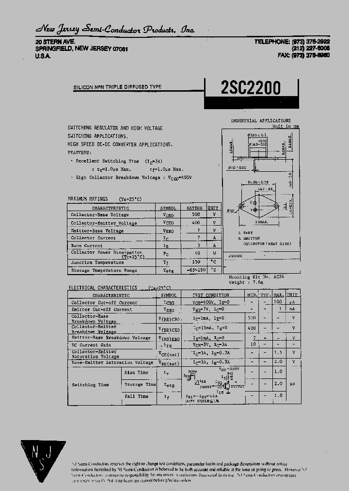 2SC2200_4656072.PDF Datasheet