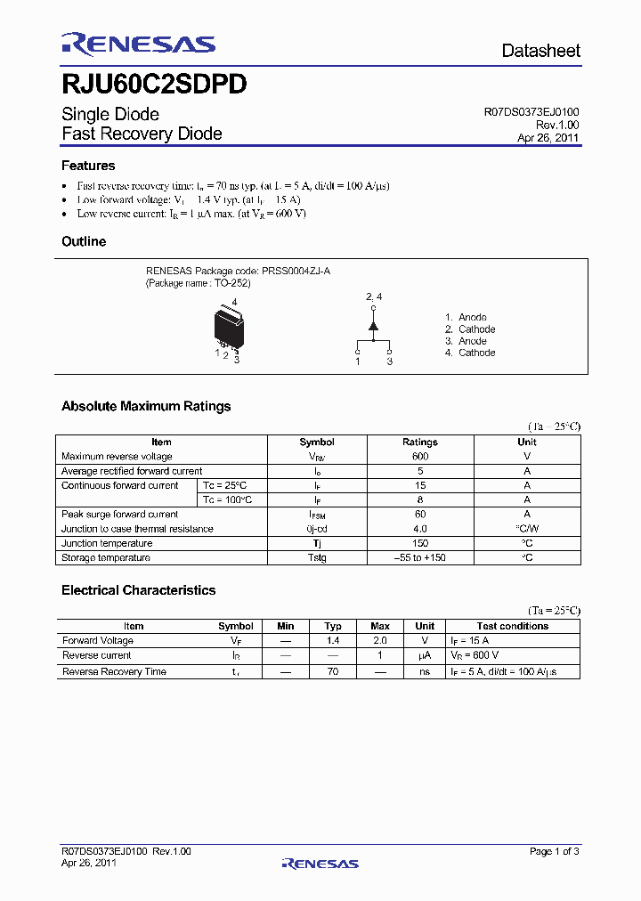 RJU60C2SDPD_4656541.PDF Datasheet