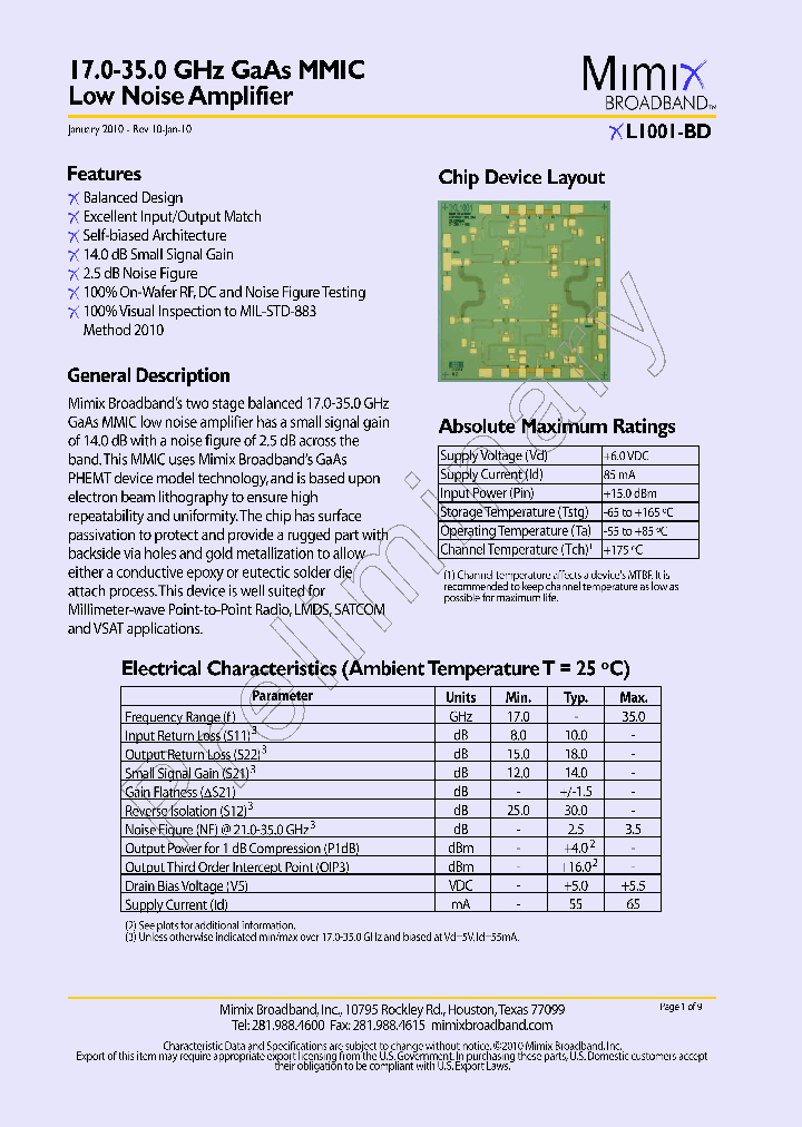 XL1001-BD_4658177.PDF Datasheet