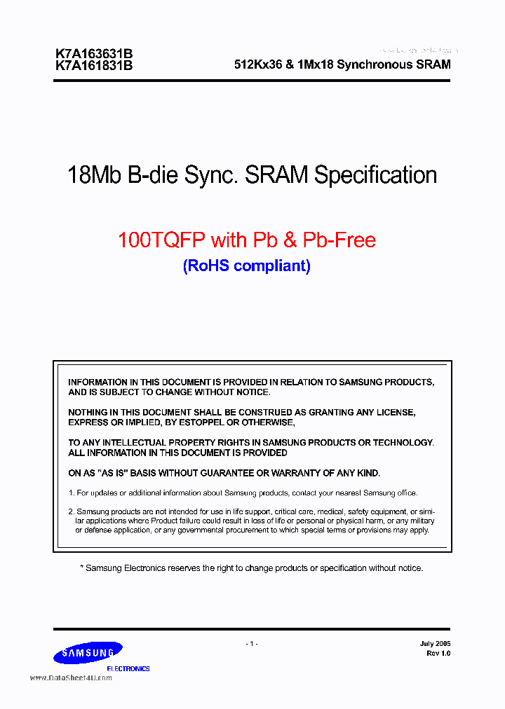 K7A163631B_4661393.PDF Datasheet