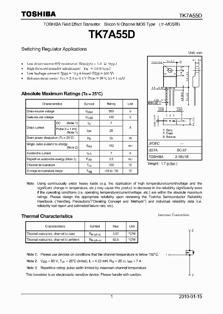 TK7A55D_4661509.PDF Datasheet