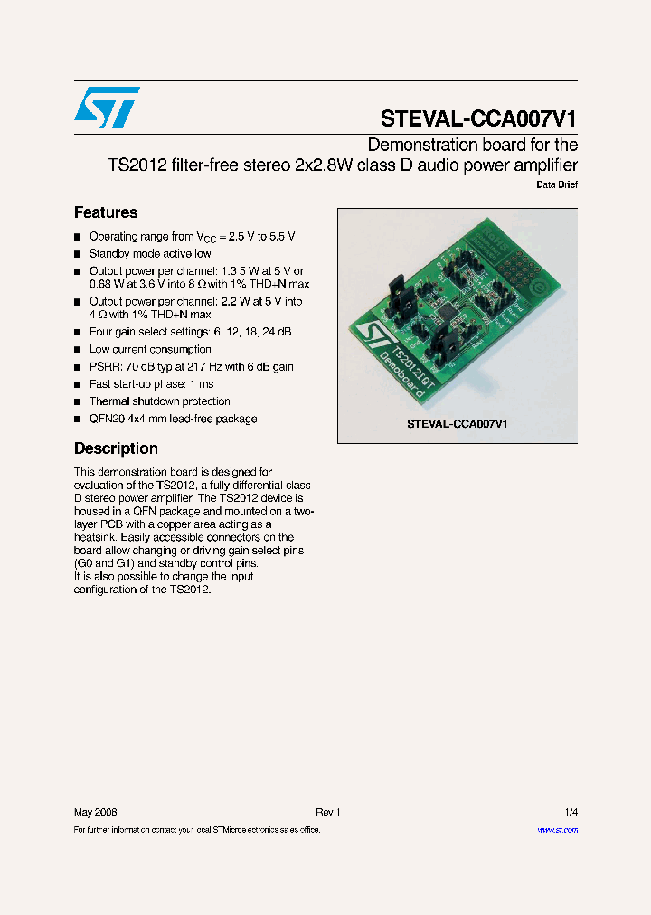 STEVAL-CCA007V1_4662790.PDF Datasheet