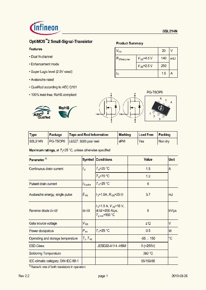 BSL214N_4669716.PDF Datasheet