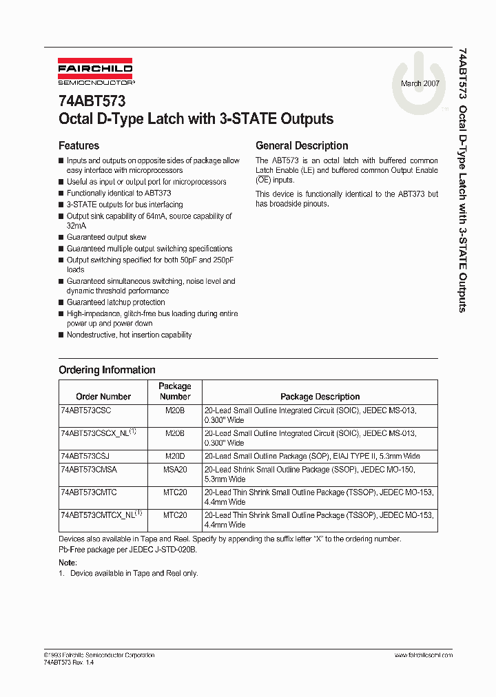 74ABT57307_4679015.PDF Datasheet