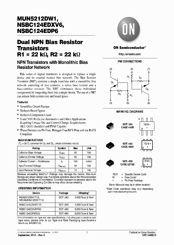 NSVMUN5212DW1T1G_4683082.PDF Datasheet