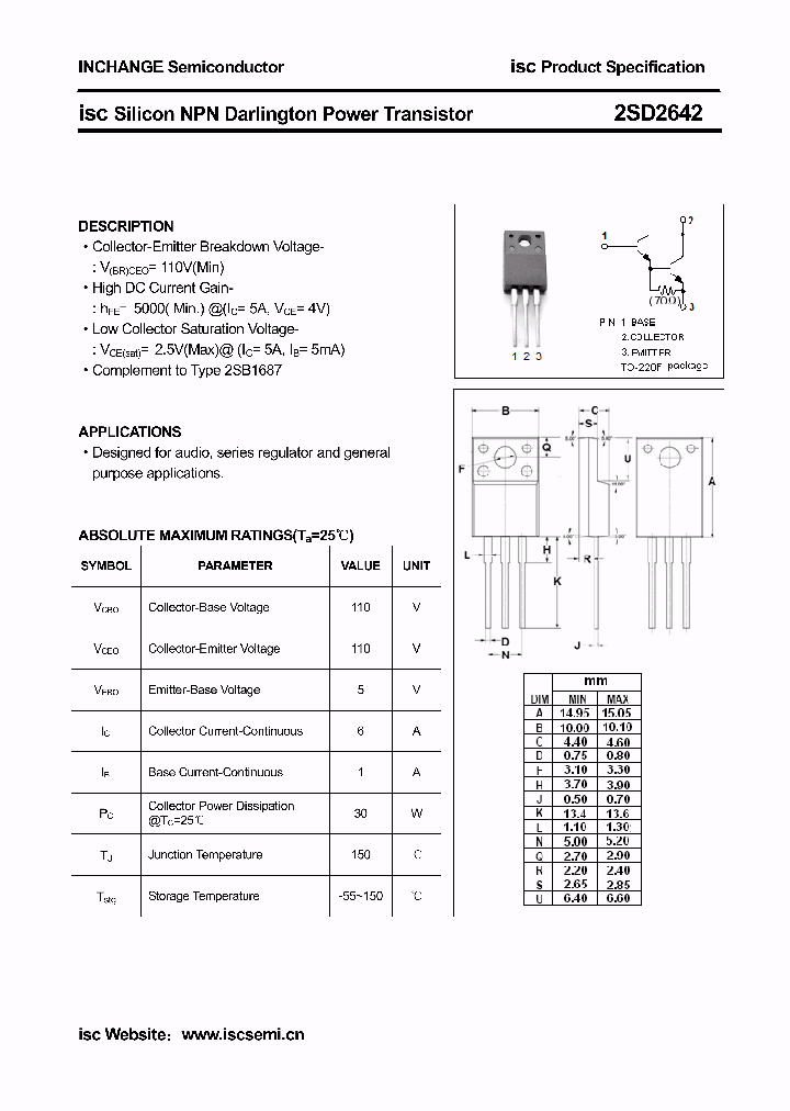 2SD2642_4684665.PDF Datasheet