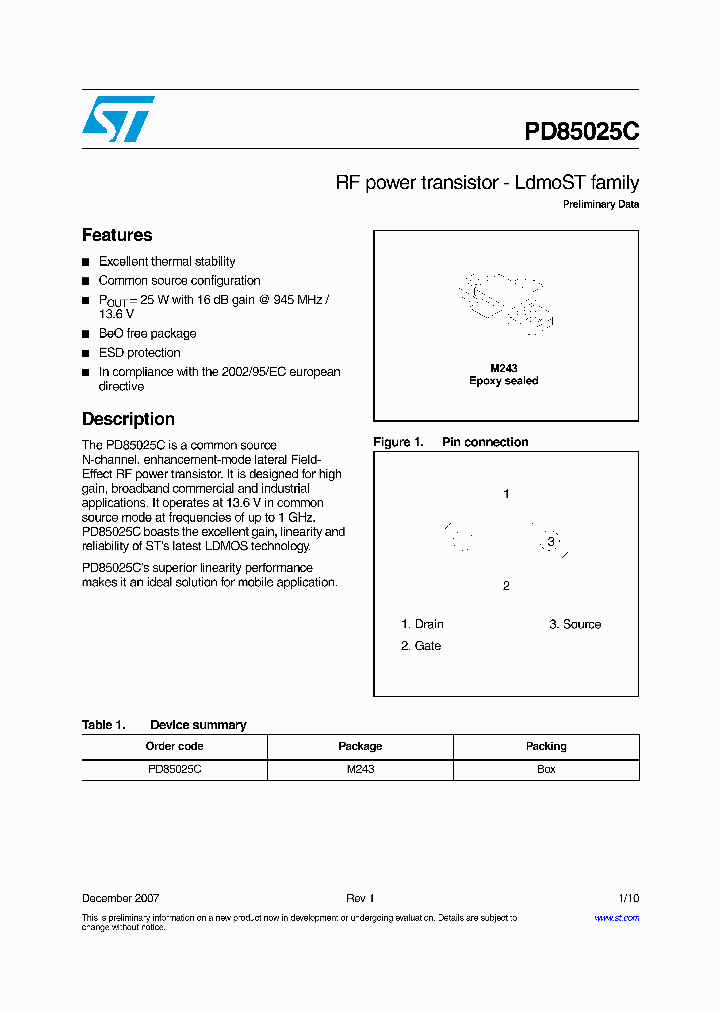 PD85025C_4689228.PDF Datasheet