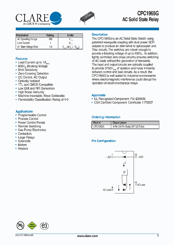 CPC1965G11_4692130.PDF Datasheet