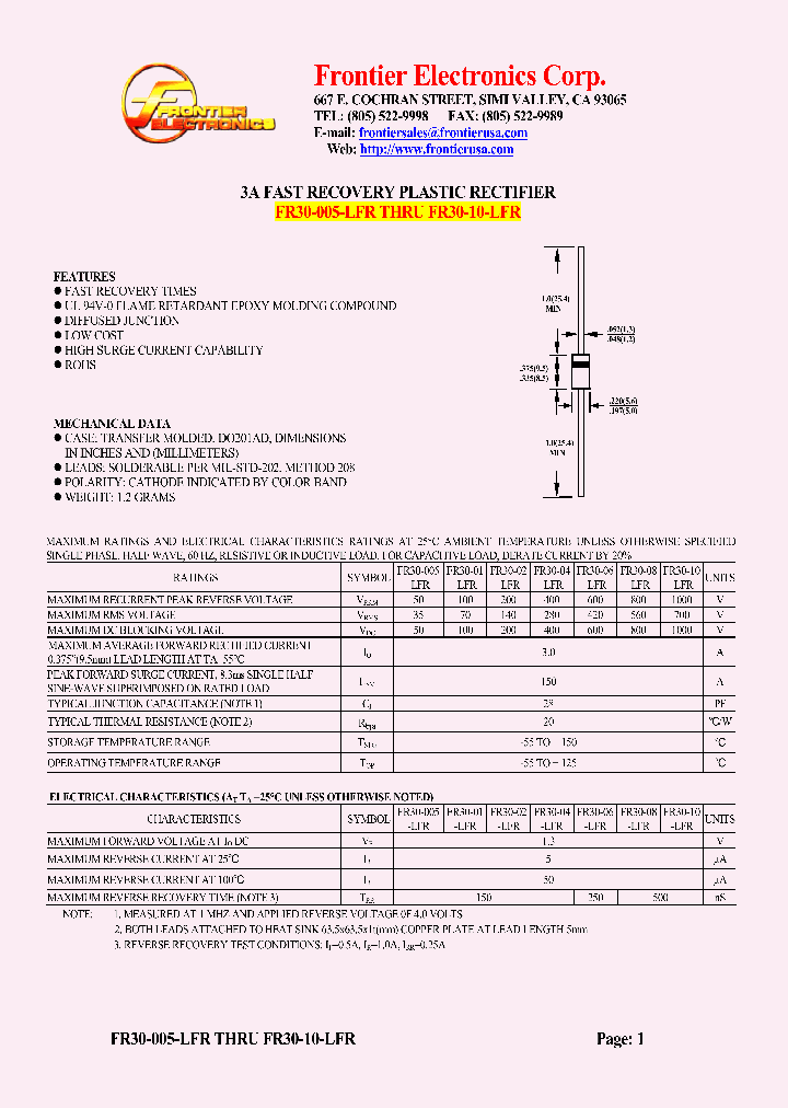 FR30-01-LFR_4695519.PDF Datasheet