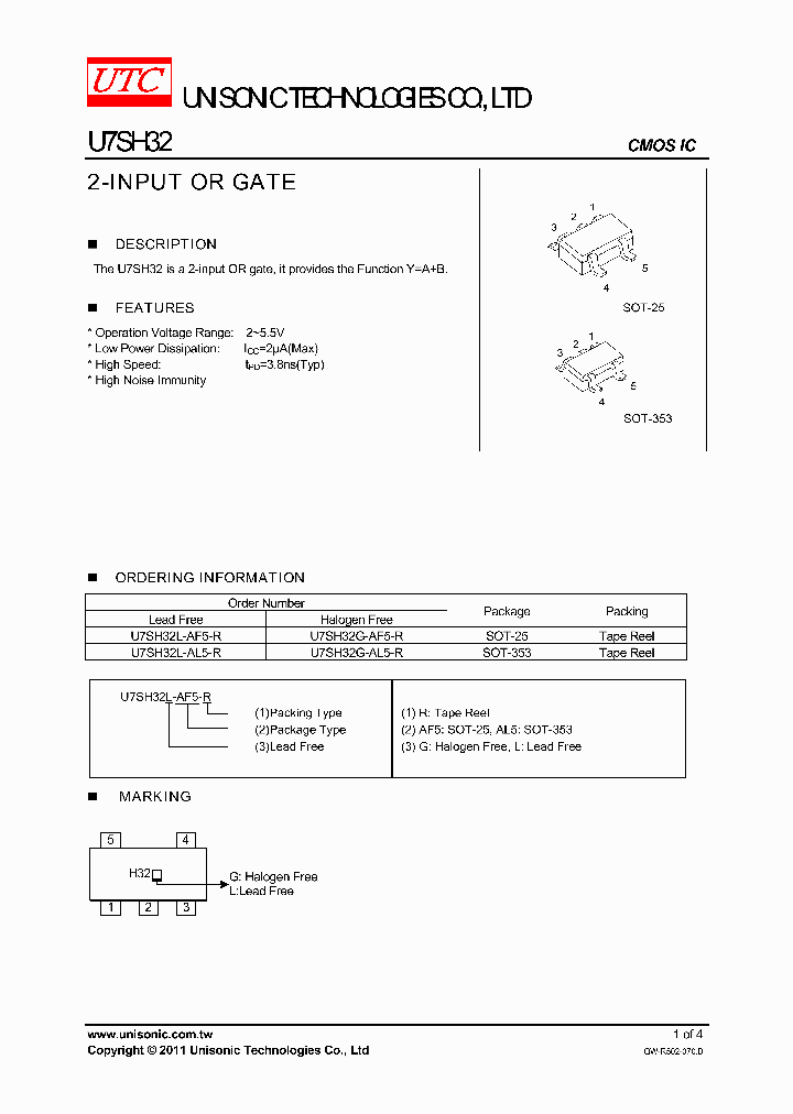 U7SH32G-AL5-R_4696247.PDF Datasheet