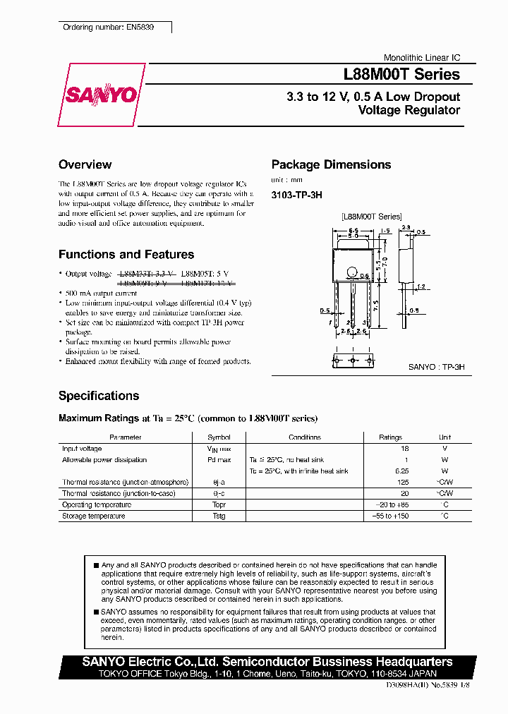 L88M00T09_4700035.PDF Datasheet