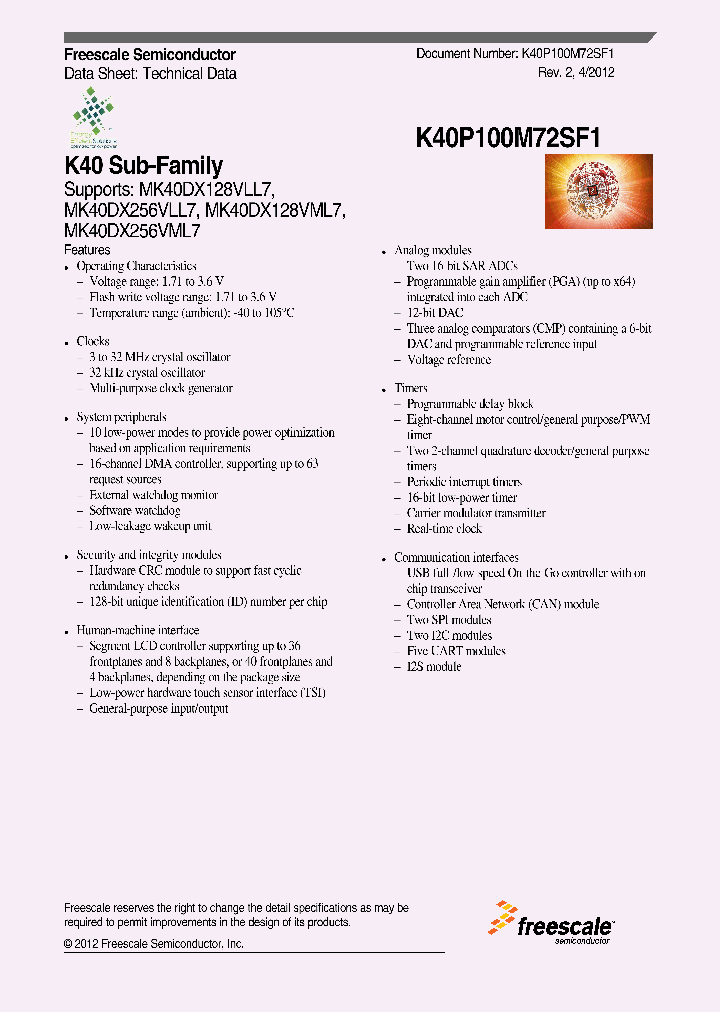 K40P100M72SF1_4708945.PDF Datasheet